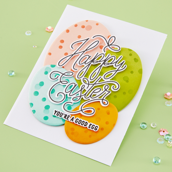 Hero Arts Press + Foil Happy Easter
