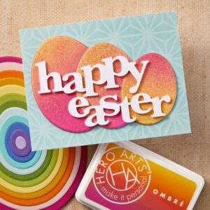 Hero Arts Stamp & Cut XL Happy Easter