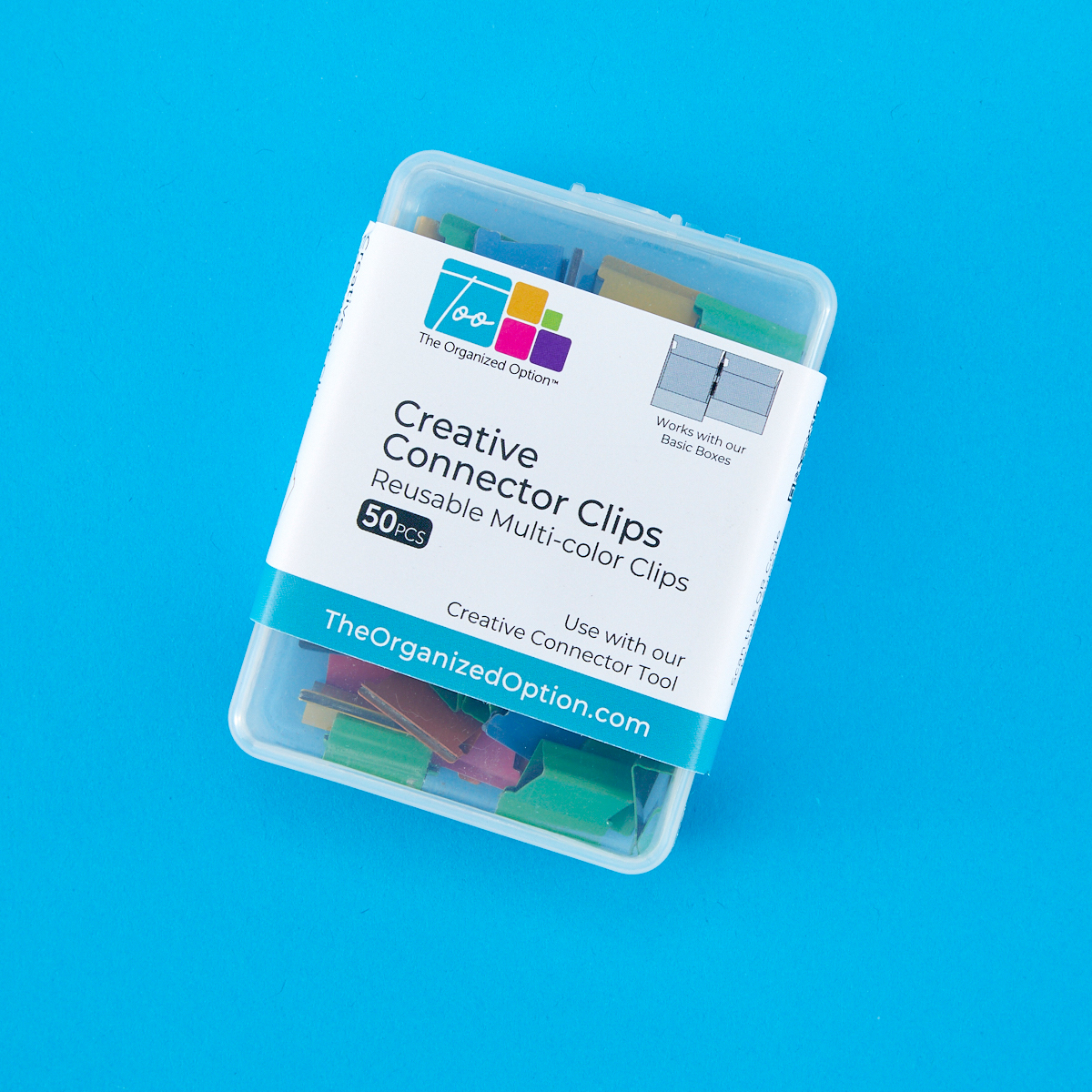 The Organized Option Connector Clips - Multi-color 50PC