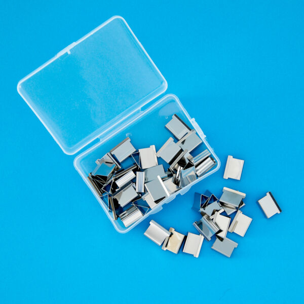 The Organized Option Connector Clips - Silver Connector Clips 50PC