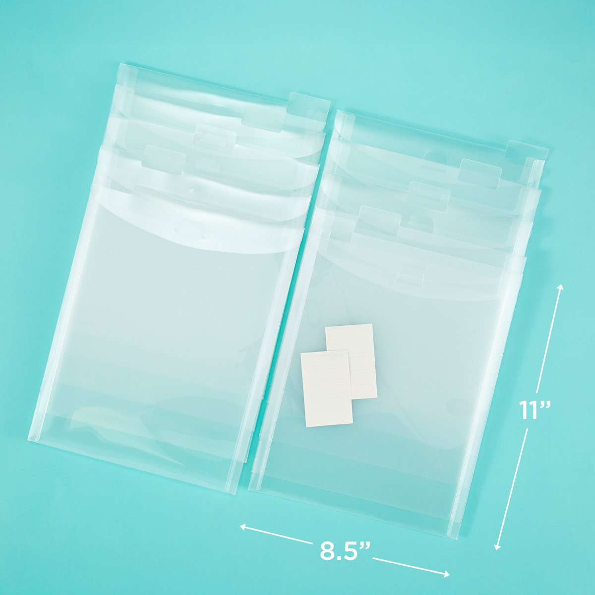 The Organized Option 8.5x11 Flip Flap Pocket 10PK