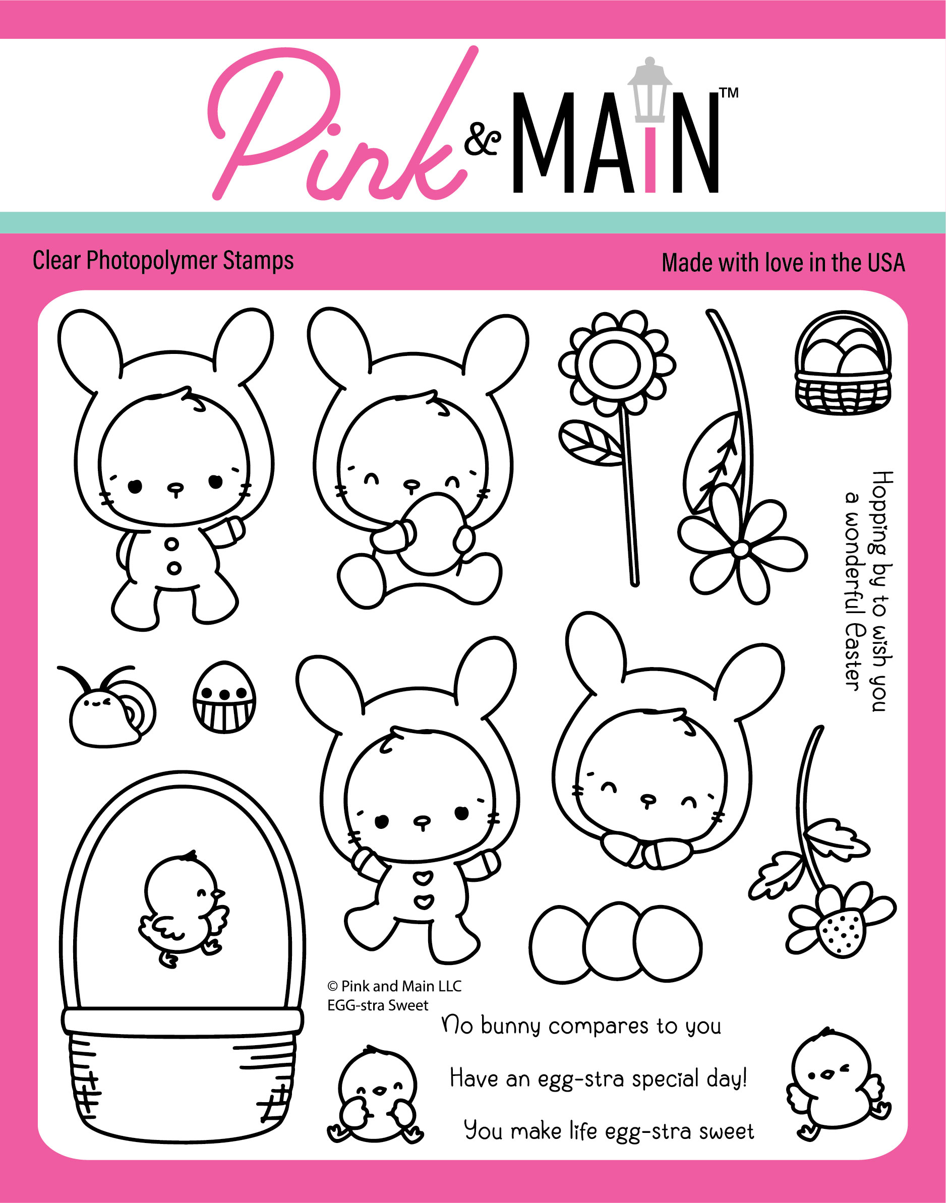 Pink & Main Stamp Egg-stra Sweet