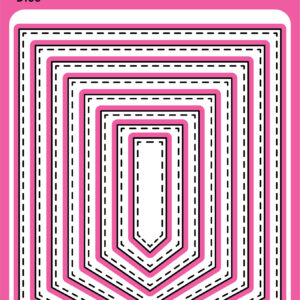 Pink & Main Die Stitched Pointed Banner