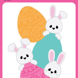 Pink & Main Die Bunny Trio