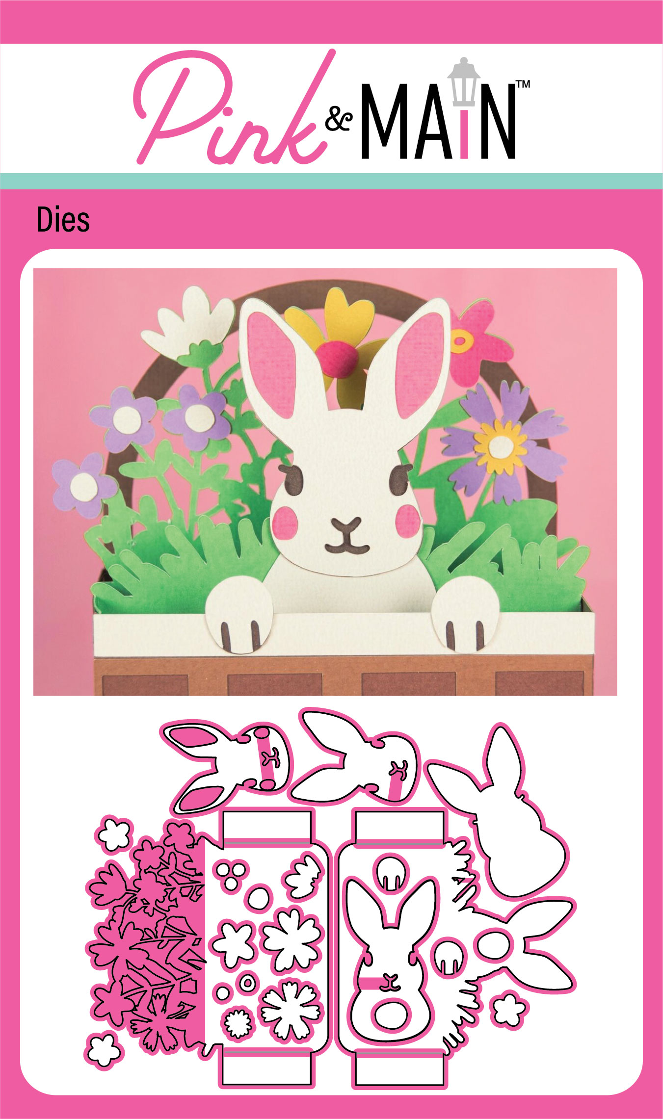Pink & Main Die Bunny in the Basket Add On