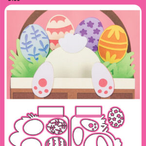 Pink & Main Die Bunny Tail Basket Add On