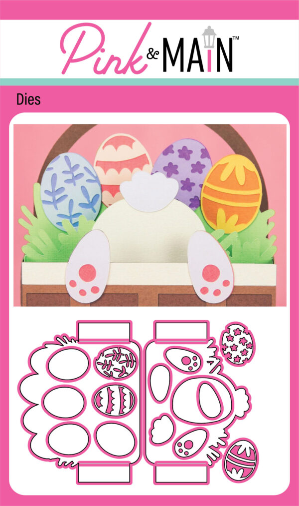Pink & Main Die Bunny Tail Basket Add On