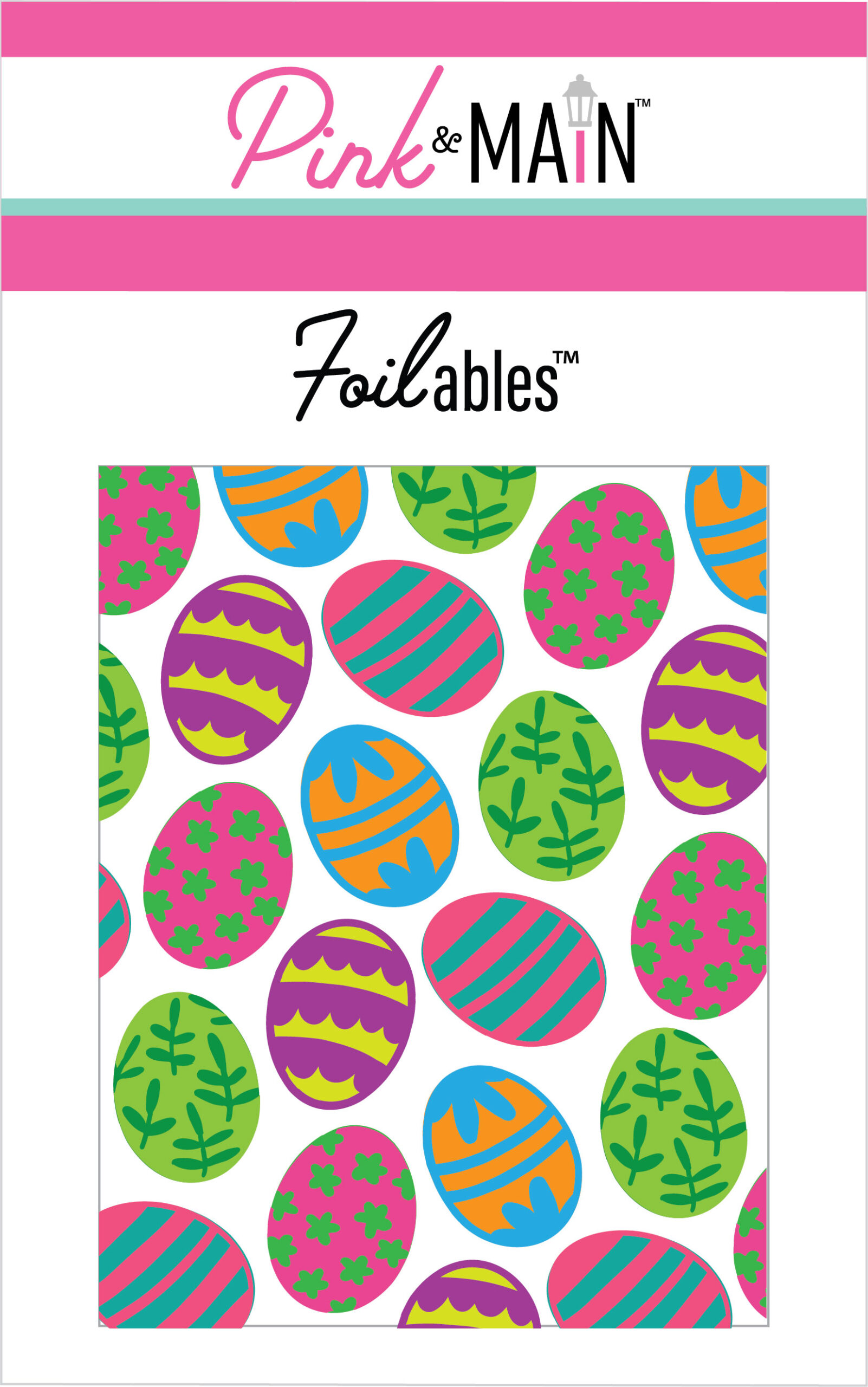 Pink & Main Foilables Panels Colored Eggs