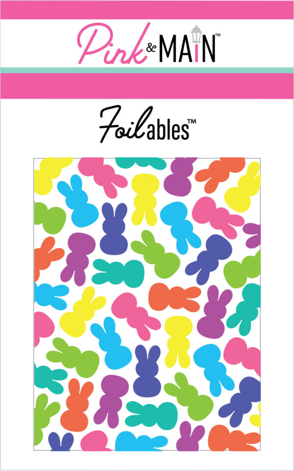 Pink & Main Foilables Panels Colored Bunnies