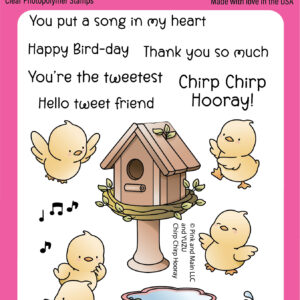 Pink & Main Stamp Chirp Chirp Hooray