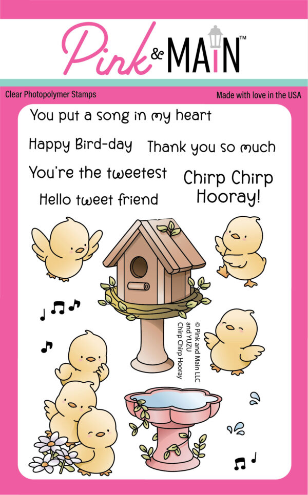 Pink & Main Stamp Chirp Chirp Hooray