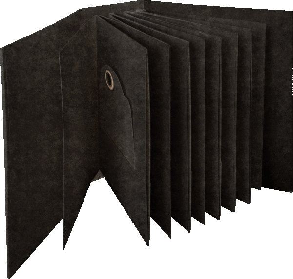 Graphic 45 Atc Album With Matchbook Box — Black