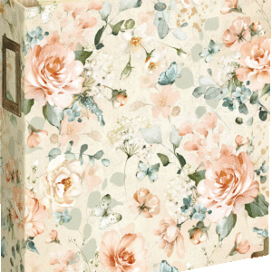 Graphic 45 Vintage Rose Binder Album With Pocket Pages