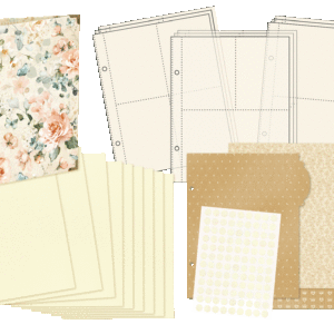 Graphic 45 Vintage Rose Binder Album With Pocket Pages