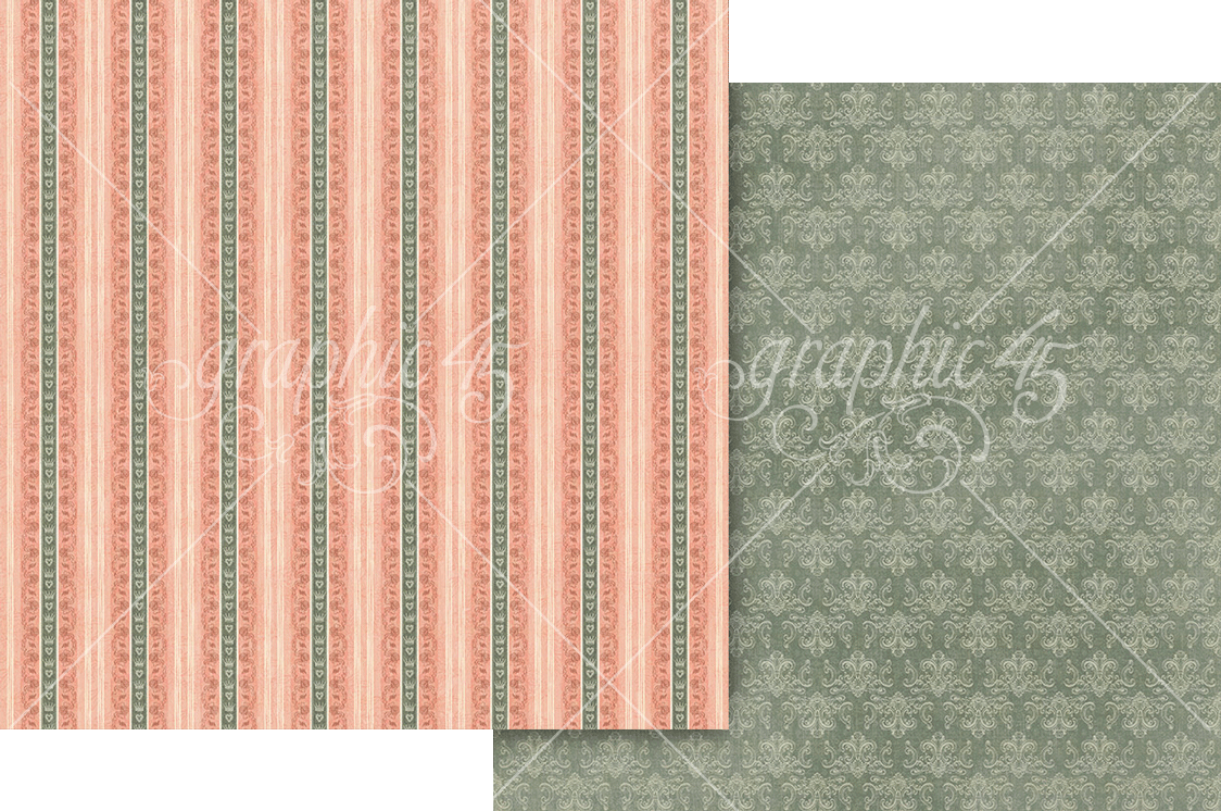 Graphic 45 A&F 12X12 From the Heart