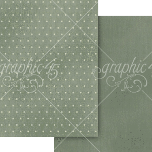 Graphic 45 A&F 12X12 Luxurious Green Patterns and Solids