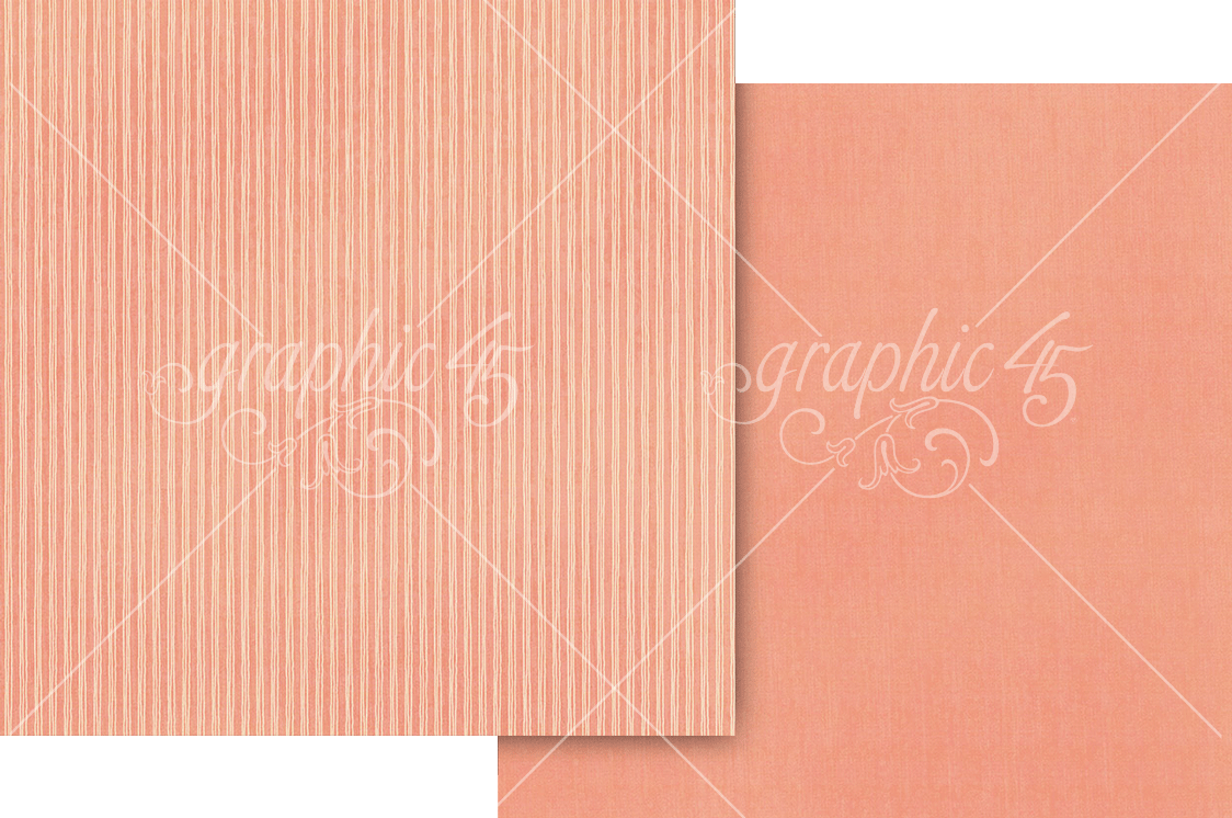 Graphic 45 A&F 12X12 Perfect Pink Patterns and Solids