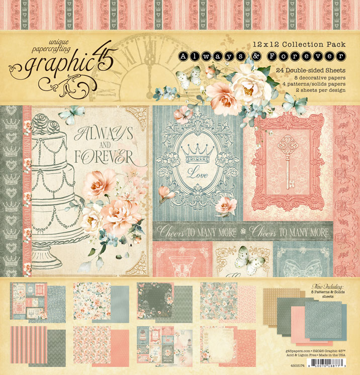 Graphic 45 Always & Forever 12X12 Collection Pack