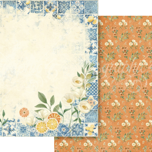 Graphic 45 Scenic Route 12X12 Scenic Route Light Layout Paper