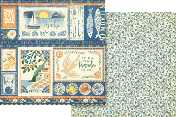 Graphic 45 Scenic Route 12X12 Snapshot of Paradise Graphic 45 Scenic Route 12X12 Snapshot of Paradise