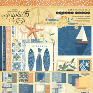 Graphic 45 Scenic Route 8X8 Collection Pack