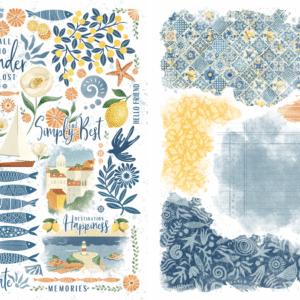Graphic 45 Scenic Route Rub-on Transfers
