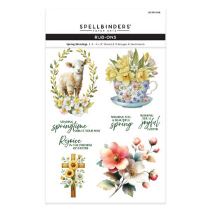 Spellbinders Spring Blessings Rub-on Sheets