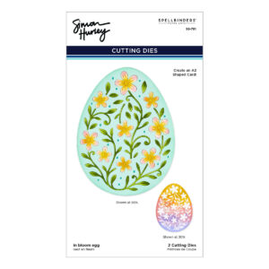 Spellbinders in Bloom Egg Etched Dies By Simon Hurley