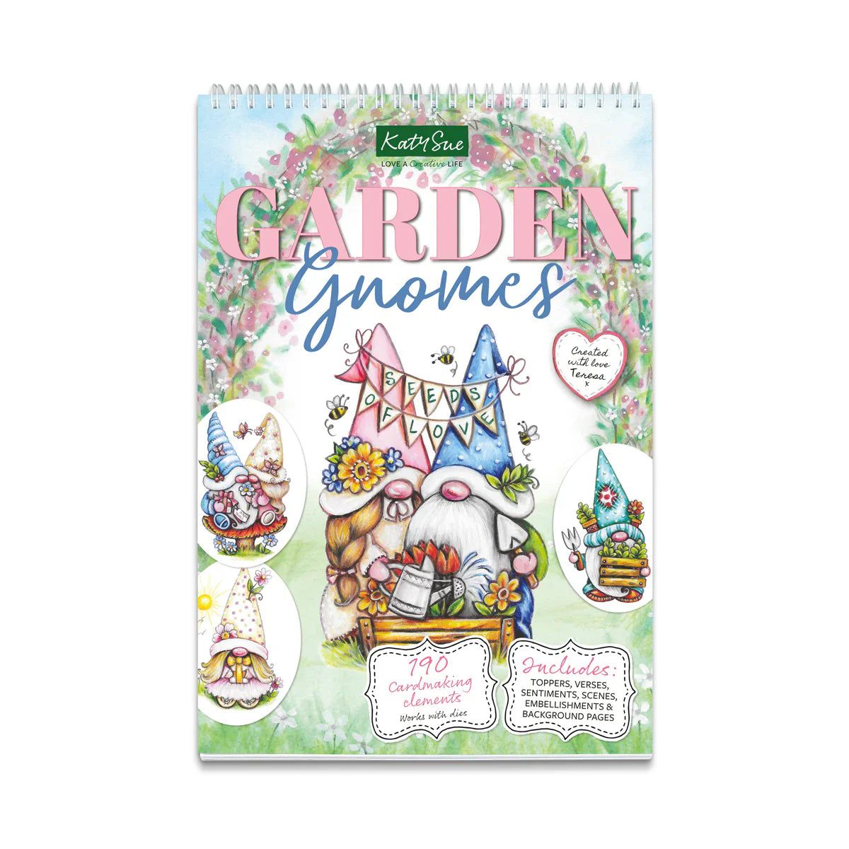 Katy Sue Garden Gnomes Paper Craft Pad
