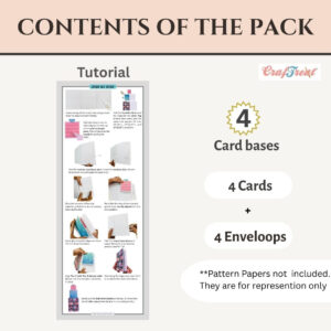 Craftreat Card Blanks - 3 Tier Slider Card