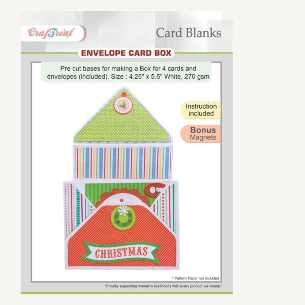 Craftreat Box Blanks - Envelope Card Box
