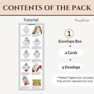 Craftreat Box Blanks - Envelope Card Box