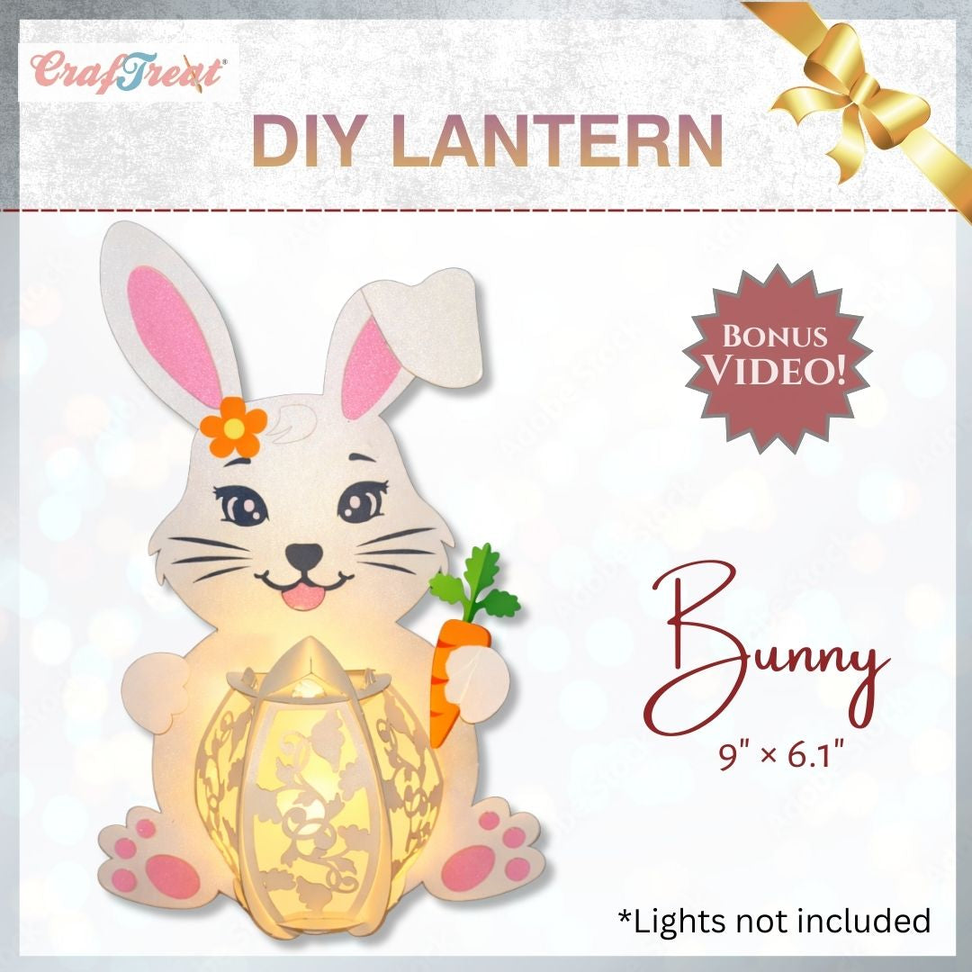 Craftreat Diy Paper Lanterns - Bunny