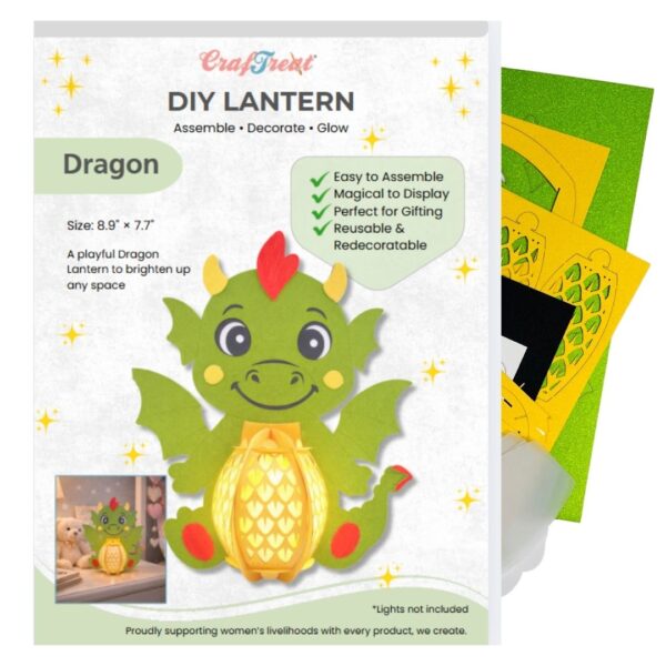 Craftreat Diy Paper Lanterns - Dragon