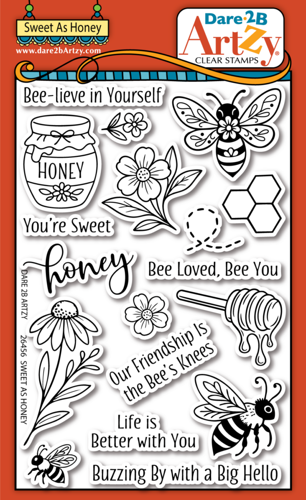 Dare 2B Artzy Stamp Sweet As Honey