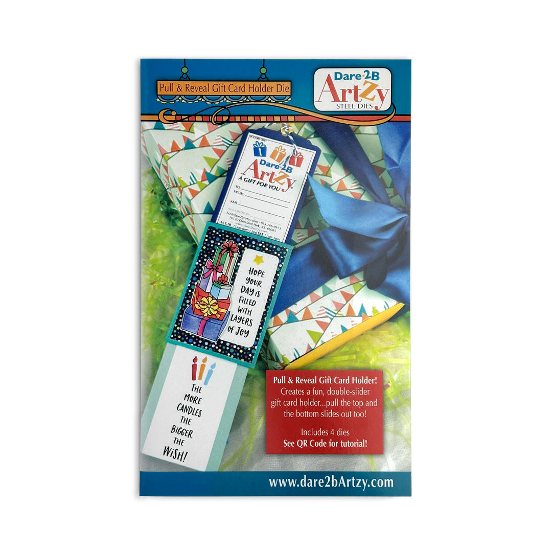 Dare 2B Artzy Die Pull & Reveal Gift Card Holder