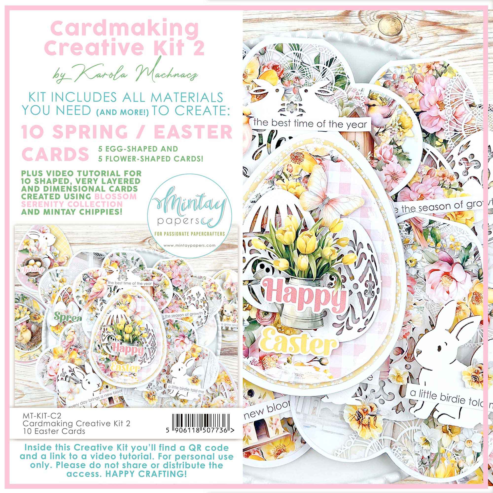 Mintay Cardmaking Creative Kit 2 Easter Cards