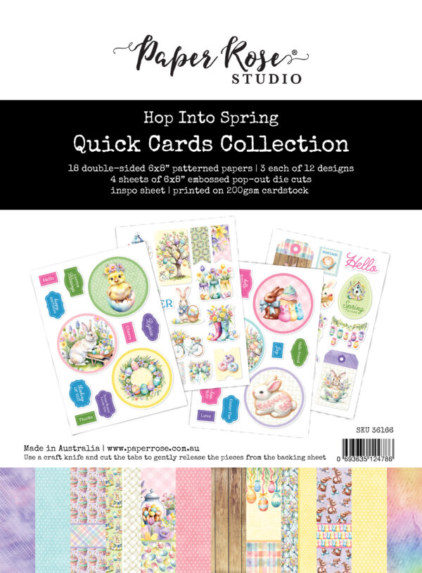 PR Hop Into Spring 6X8 Quick Cards Kit