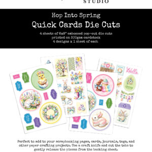 PR Hop Into Spring 6X8 Quick Cards Die C