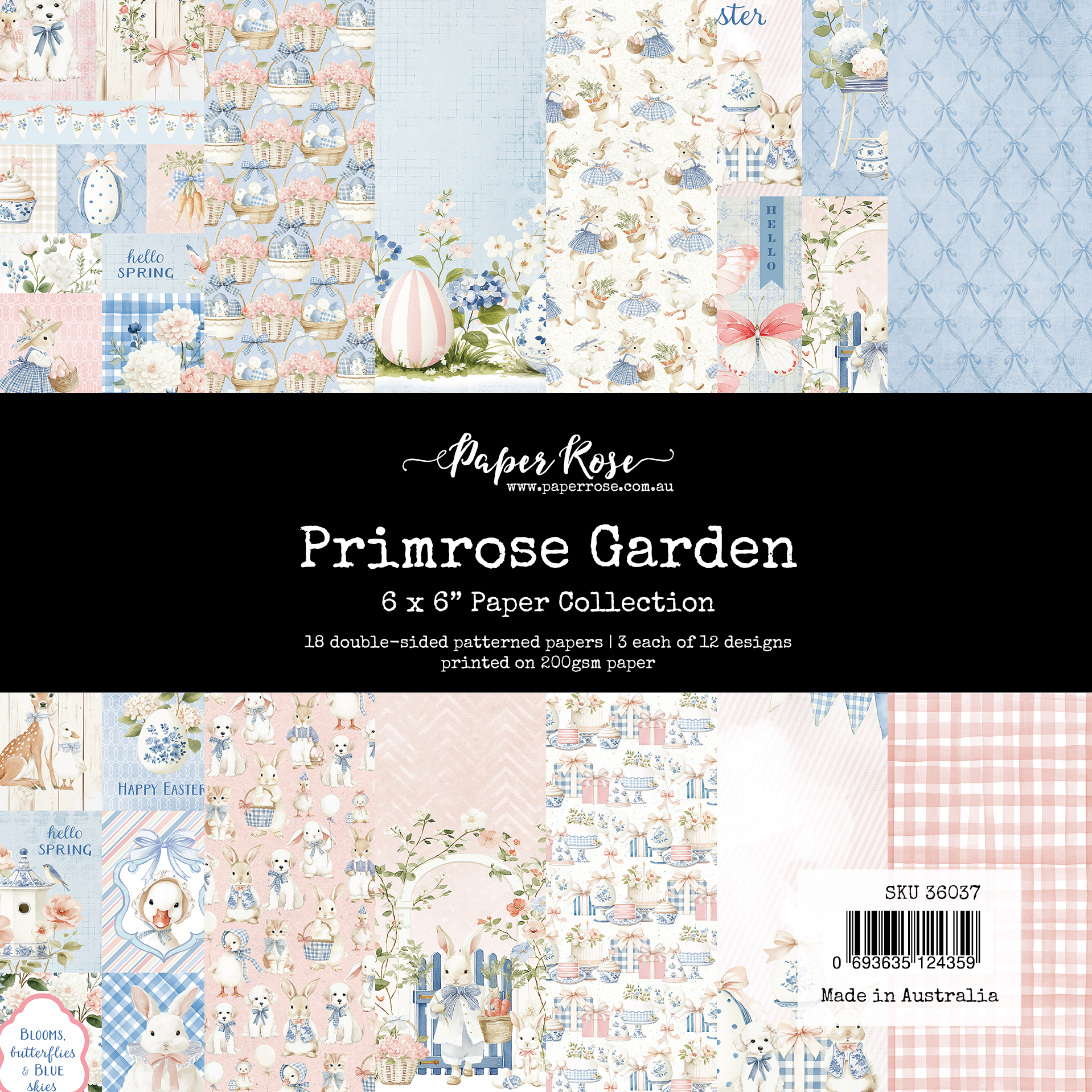 PR Primrose Garden Easter 6X6 Paper Coll