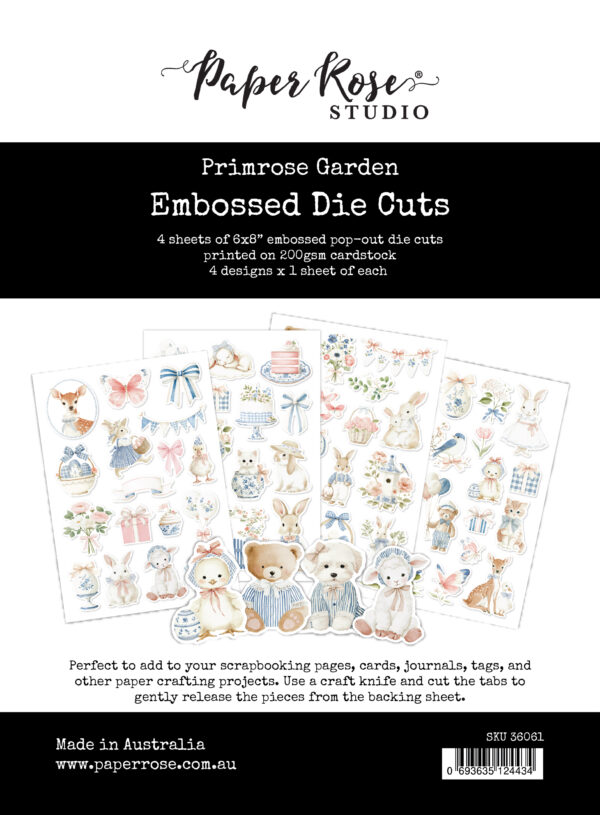 PR Primrose Garden Easter 6 X 8″ Embosse PR Primrose Garden Easter 6 X 8" Embosse