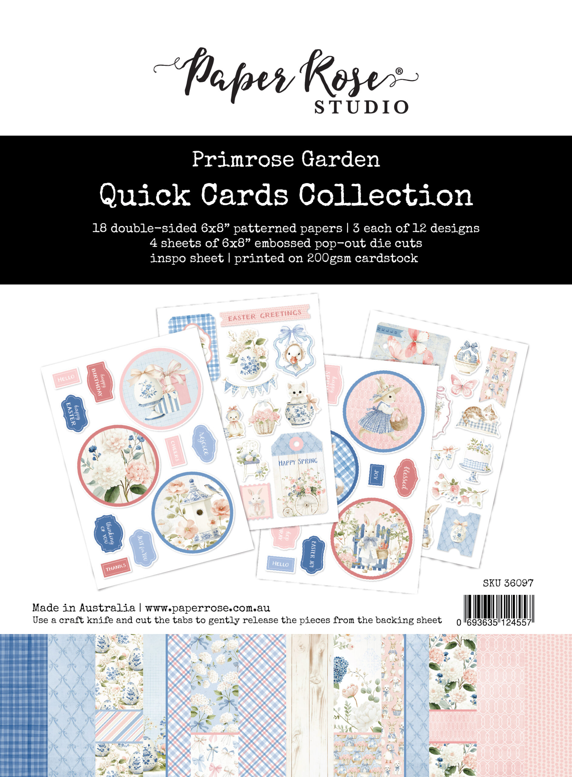 PR Primrose Garden Easter 6X8 Quick Card
