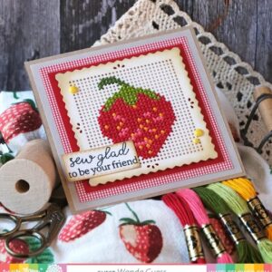 WAFFLE FLOWER DIE STITCHABLE PERFORATED PINKING SQUARE