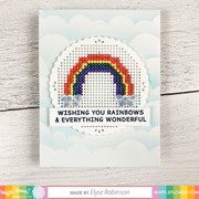 WAFFLE FLOWER DIE STITCHABLE PERFORATED PINKING CIRCLE