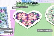WAFFLE FLOWER BUTTERFLY BLOSSOM STITCHABLE PATTERN