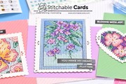 WAFFLE FLOWER BUTTERFLY BLOSSOM STITCHABLE PATTERN