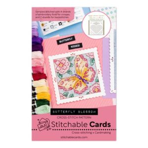 WAFFLE FLOWER BUTTERFLY BLOSSOM STITCHABLE PATTERN