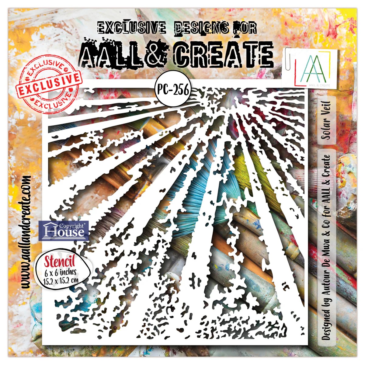 AALL & CREATE STENCIL SOLAR VEIL