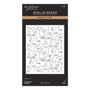 Spellbinders Perceptual Profiles Press + Foil Plate By Jaycee Gaspar