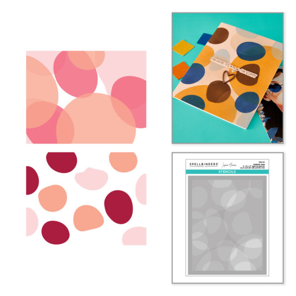 Spellbinders Ambient Aura Stencils By Jaycee Gaspar